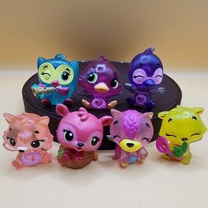 7 Hatchimals CollEGGtibles Season 4 Lot Translucent Duckle Owl Hatch Bright